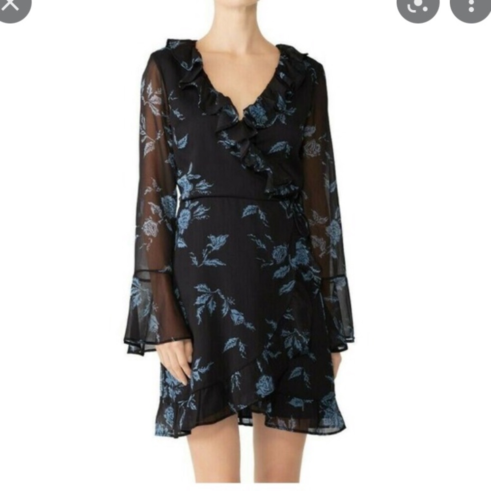Cleobella floral wrap dress